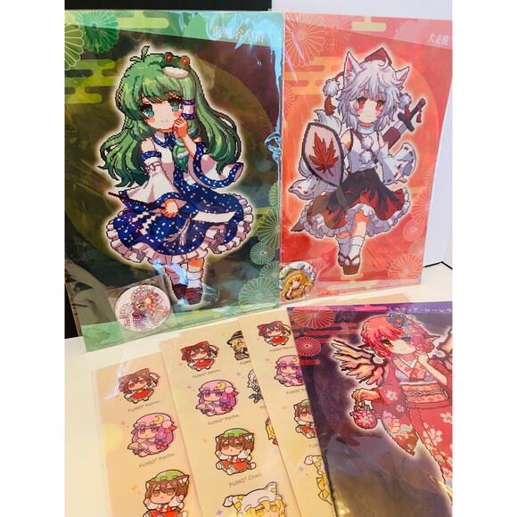 Touhou Project Clear Files & Badges Set - Picture 2 of 7